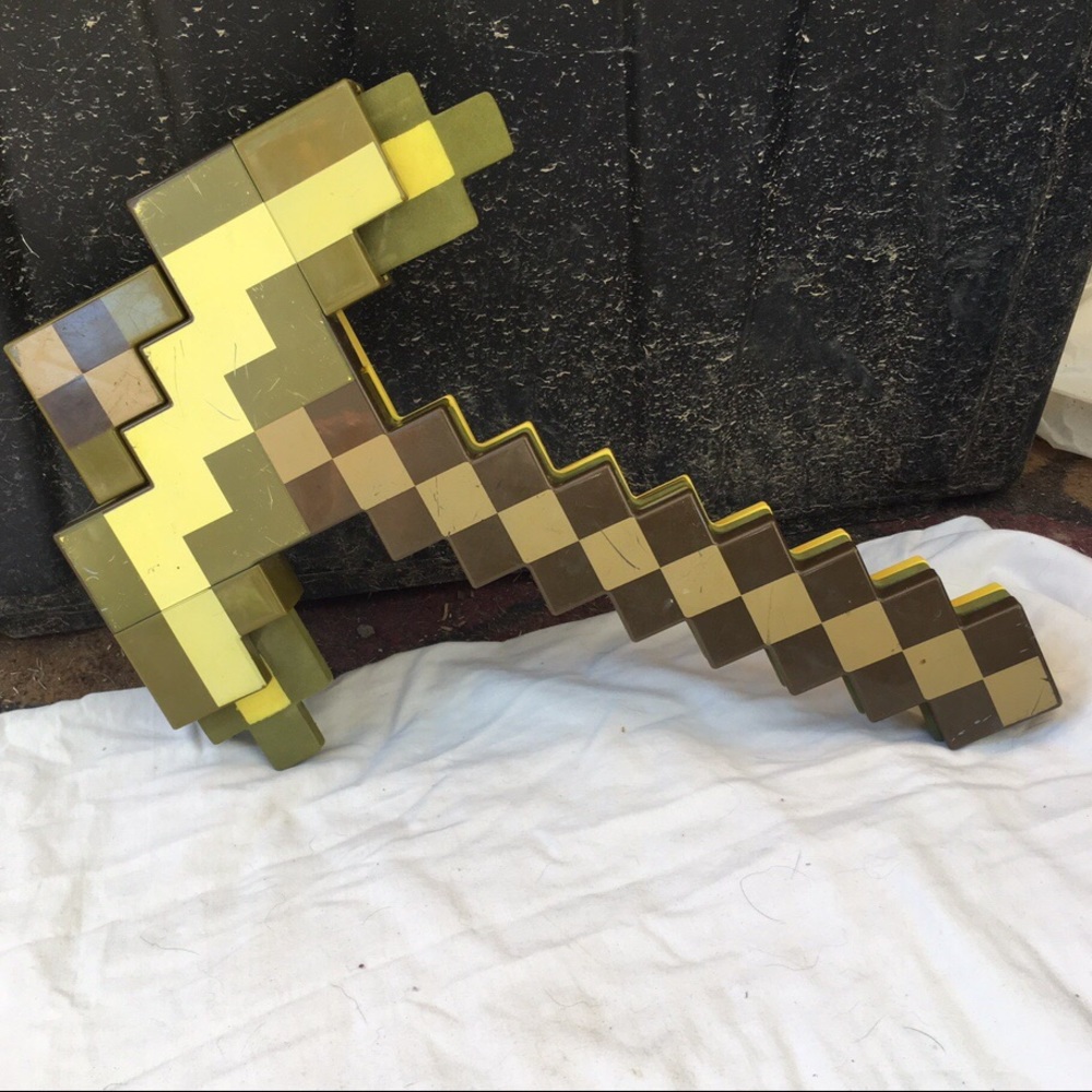 minecraft plastic sword/axe